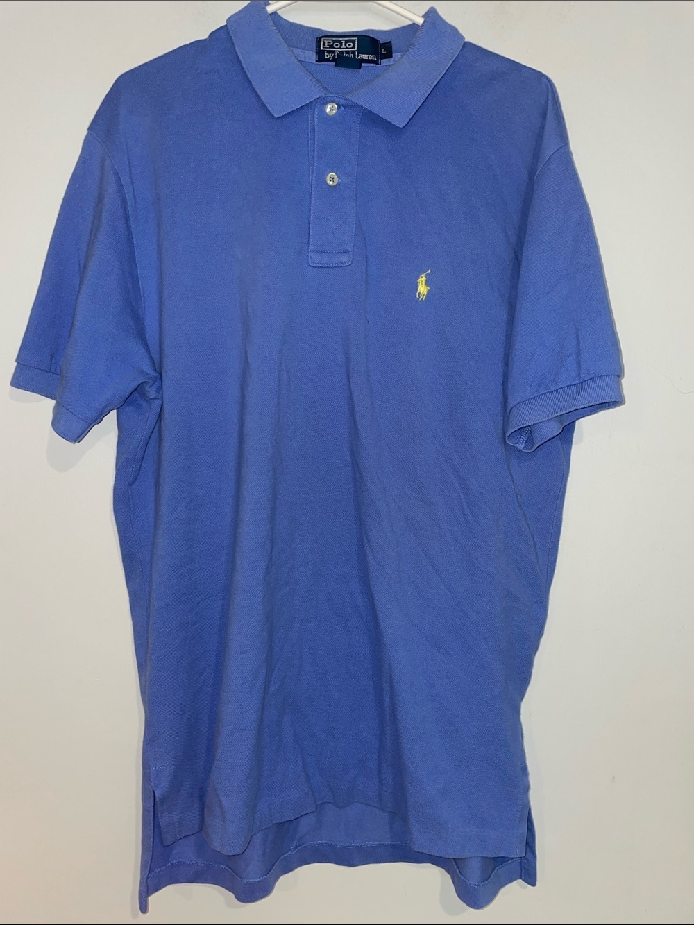 Polo by Ralph Lauren Royal Blue Short-Sleeve Polo with Yellow Pony